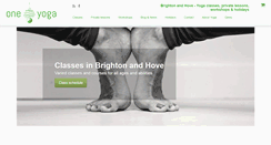 Desktop Screenshot of one-yoga.co.uk