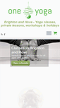 Mobile Screenshot of one-yoga.co.uk
